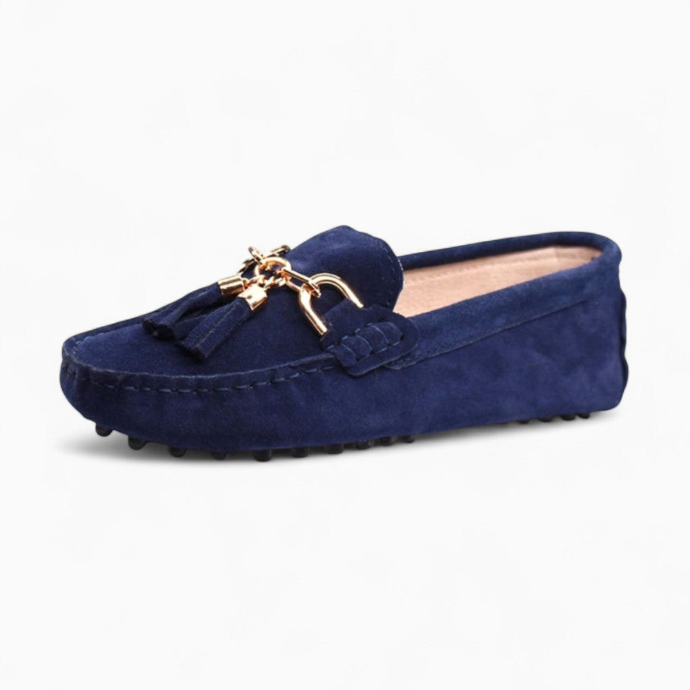 Mocassins À Semelles Souples En Daim