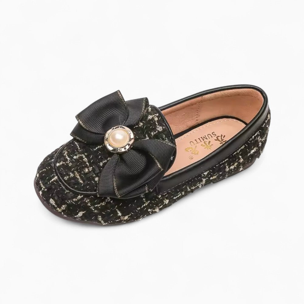 Mocassins À Semelle Épaisse À Noeud Papillon Et Épingle
