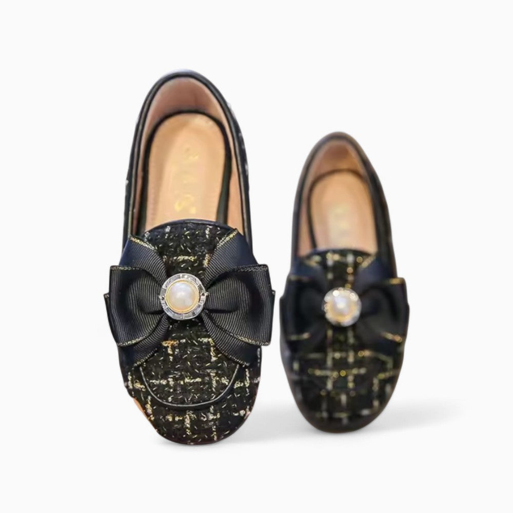 Mocassins À Semelle Épaisse À Noeud Papillon Et Épingle