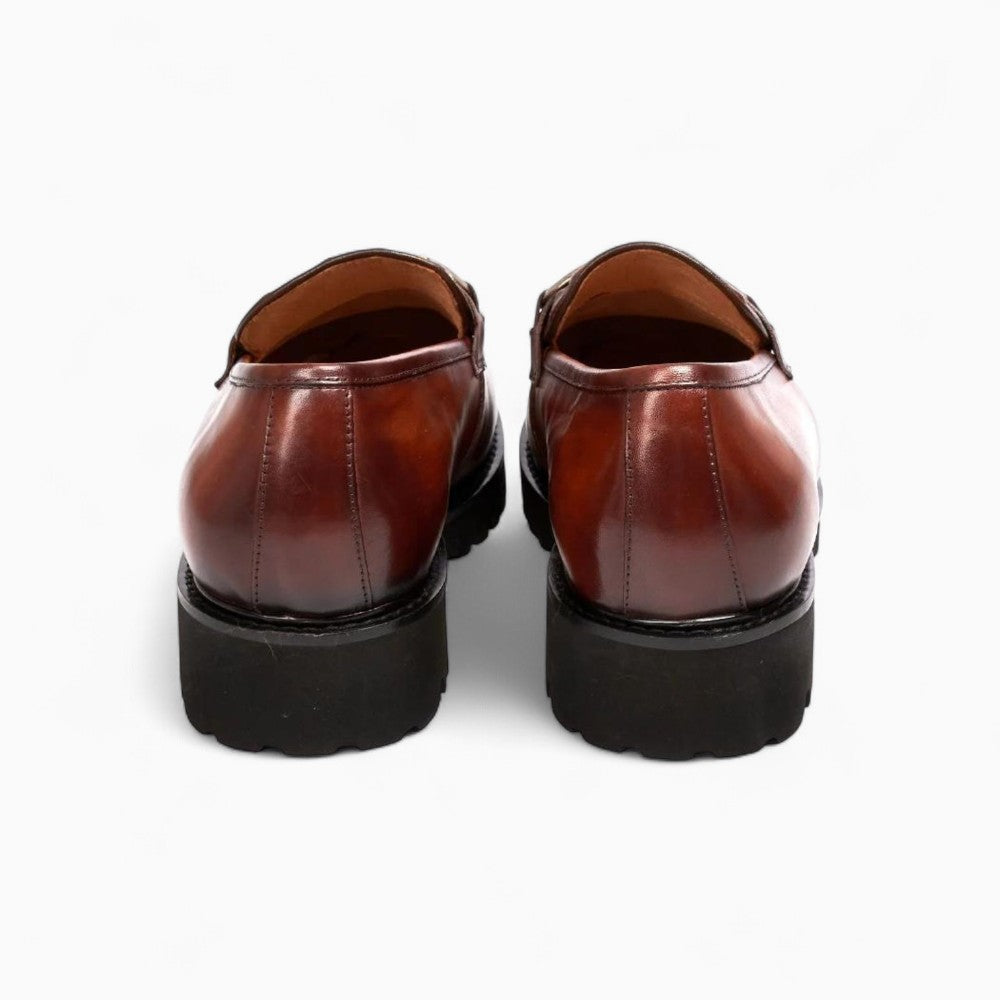 Mocassins À Plateforme Vernis Pour Homme