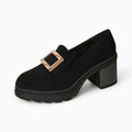 Mocassins À Plateforme Et Chaînettes Argentées Pour Femme