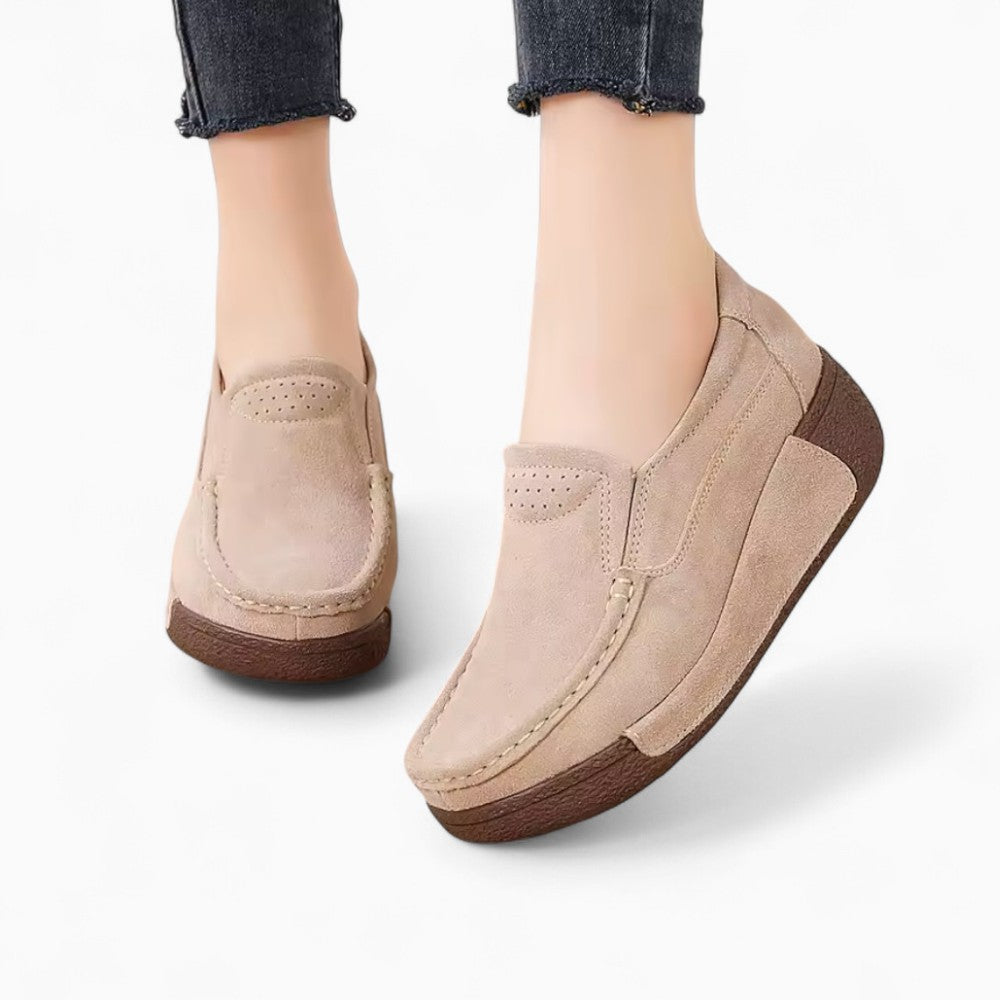 Mocassins À Plateforme Confortable Pour Femme