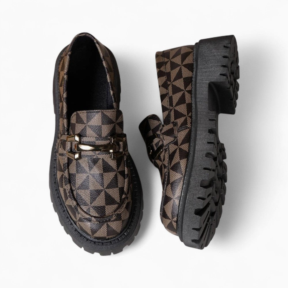 Mocassins À Plateforme Avec Un Design Original Pour Femmes