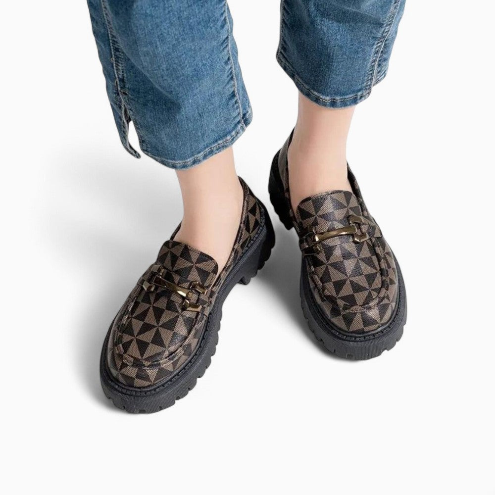 Mocassins À Plateforme Avec Un Design Original Pour Femmes