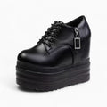 Mocassins À Plateforme Avec Fermeture Éclair Pour Femme