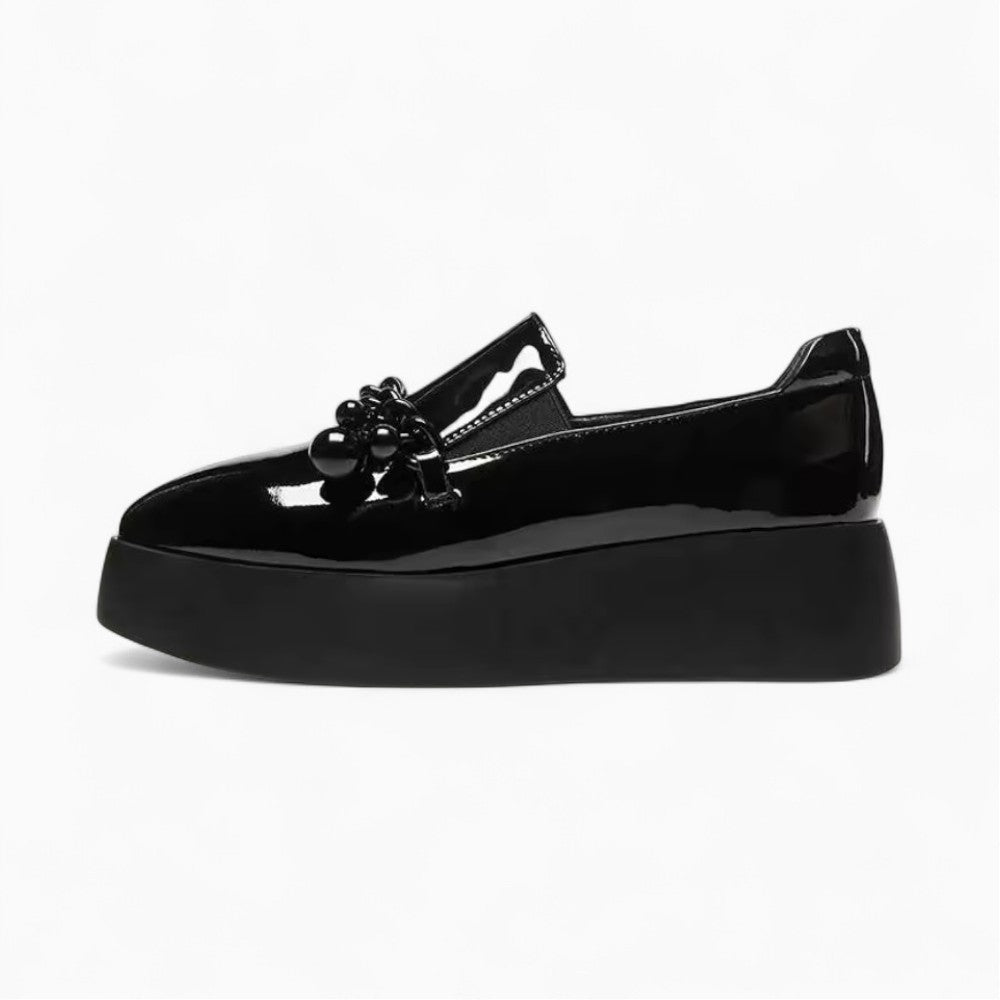 Mocassins À Plateforme À Chaine Métallique