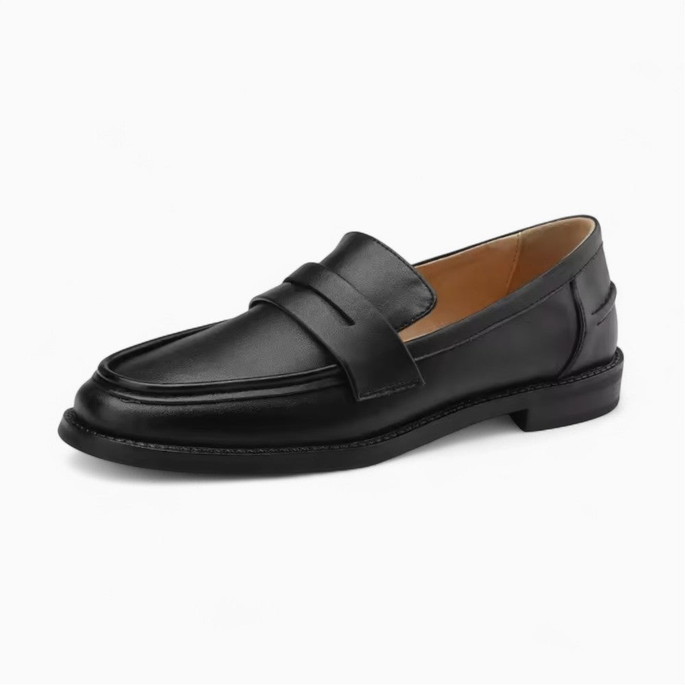 Mocassins À Petit Talon Épais Pour Femme