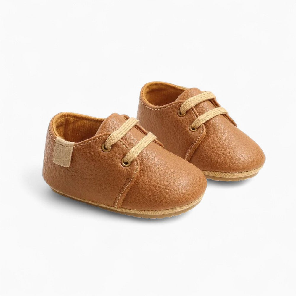 Mocassins À Lacets Et Semelle Souple Pour Bébé Garçon