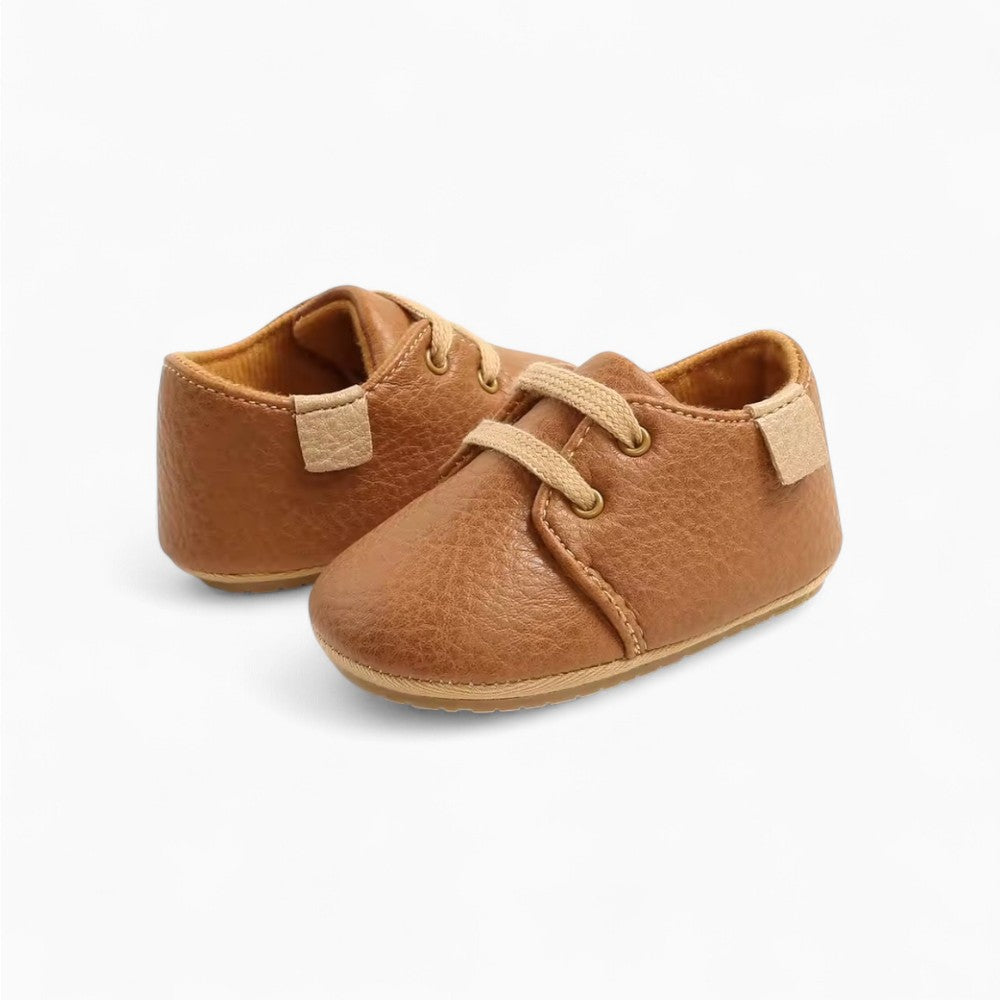 Mocassins À Lacets Et Semelle Souple Pour Bébé Garçon