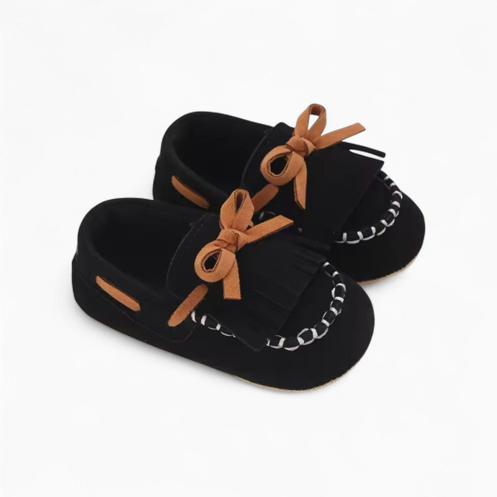 Mocassins À Lacets Avec Des Franges Pour Bébé