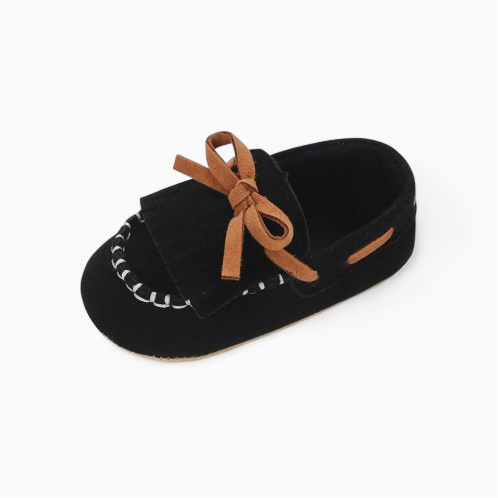 Mocassins À Lacets Avec Des Franges Pour Bébé