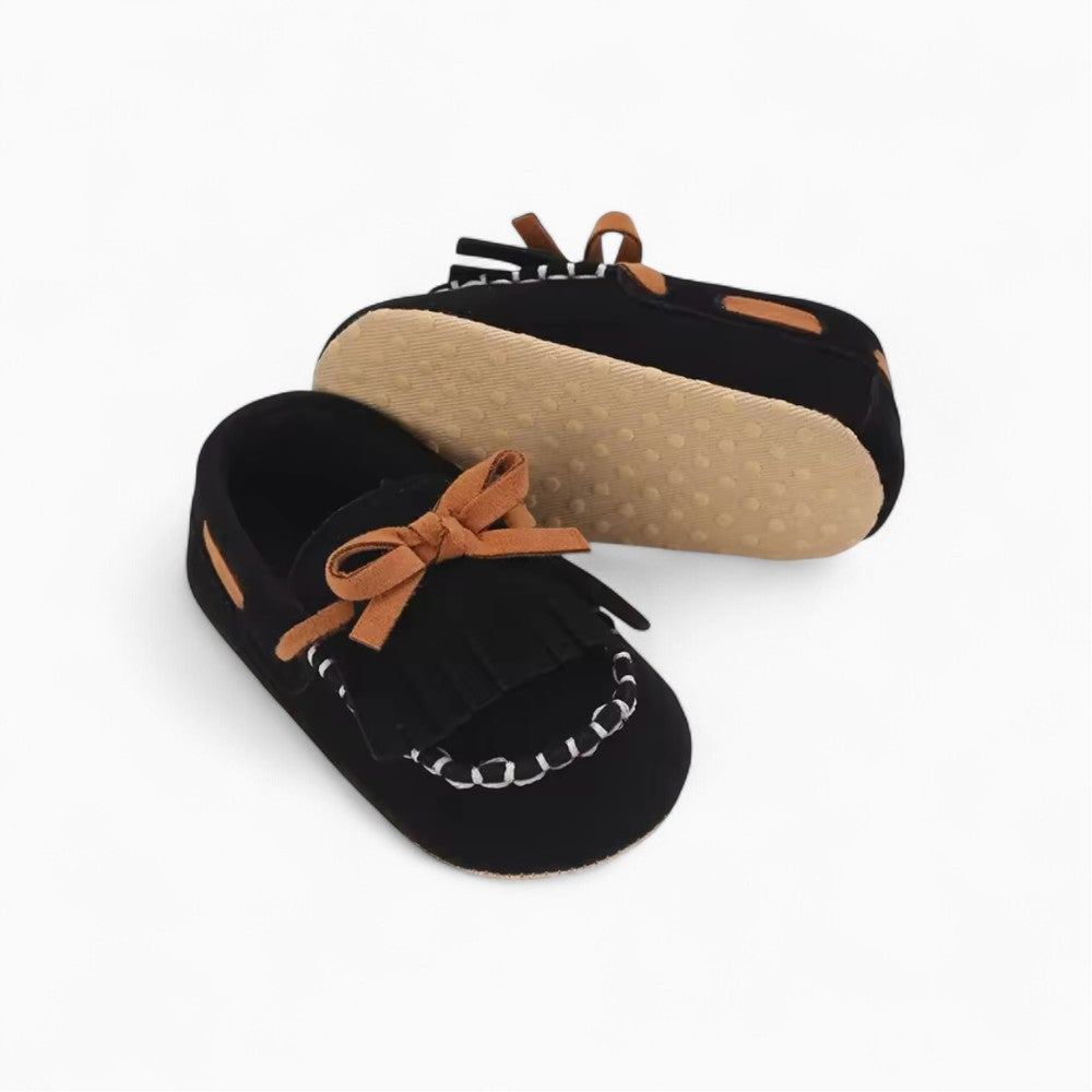 Mocassins À Lacets Avec Des Franges Pour Bébé