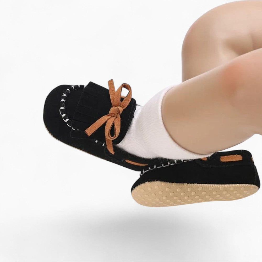 Mocassins À Lacets Avec Des Franges Pour Bébé