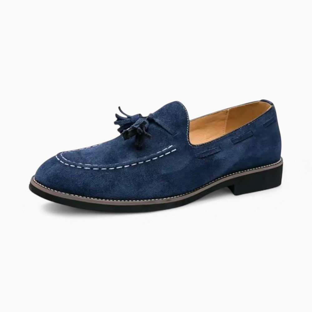 Mocassins À Glands En Daim Véritable Pour Homme