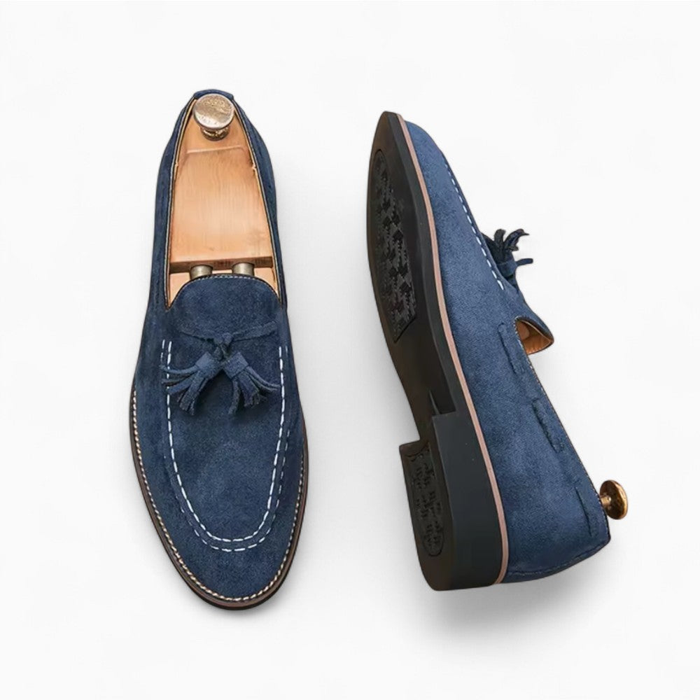 Mocassins À Glands En Daim Véritable Pour Homme
