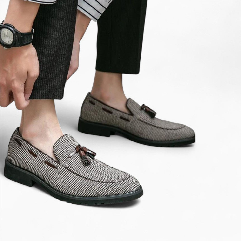 Mocassins À Gland Type Bateau Pour Homme
