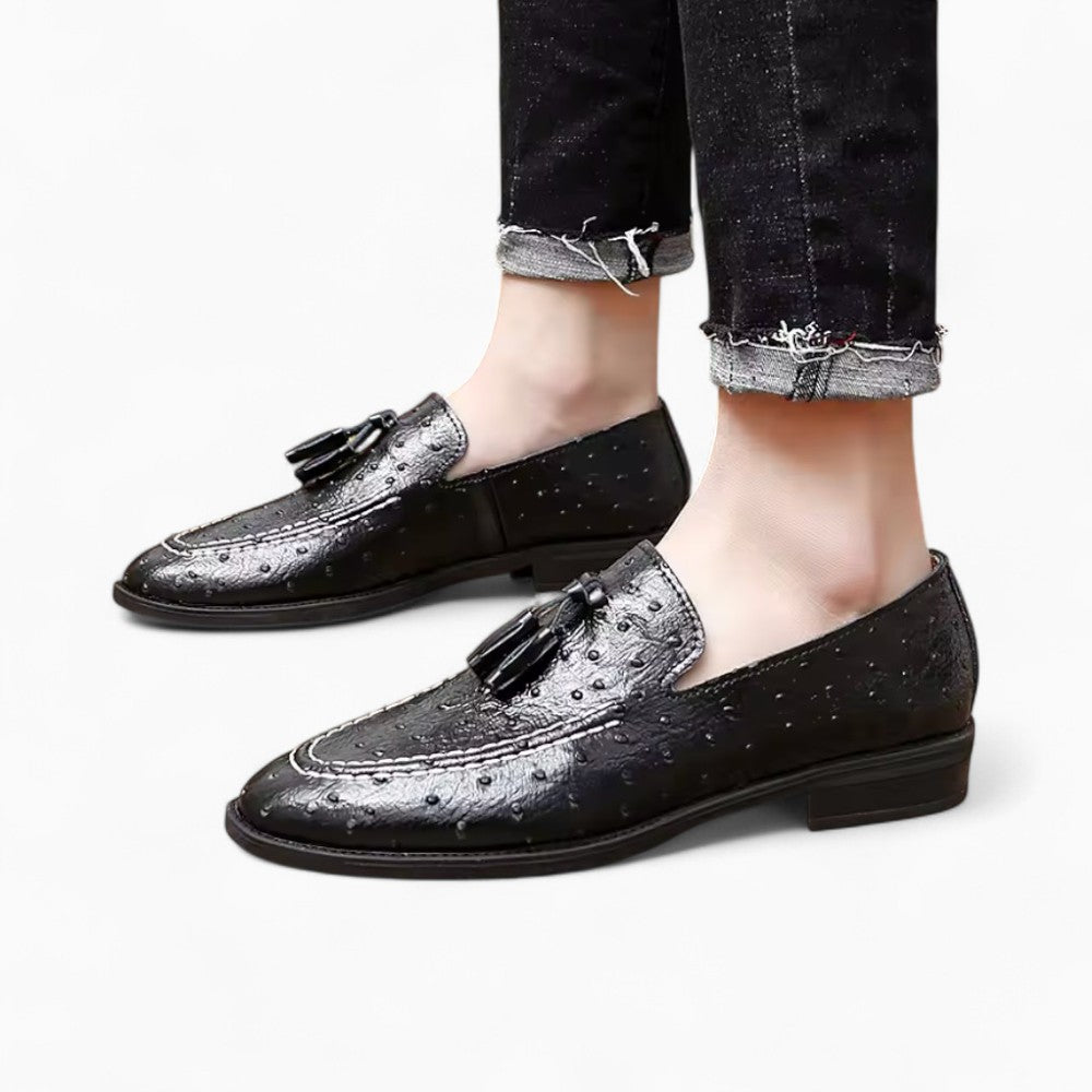 Mocassins À Gland Ornés De Détails Élégants Pour Hommes