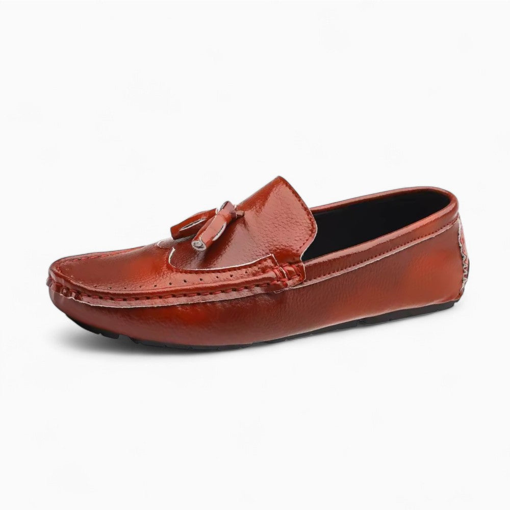 Mocassins À Gland En Cuir Avec Un Design Élégant Pour Hommes