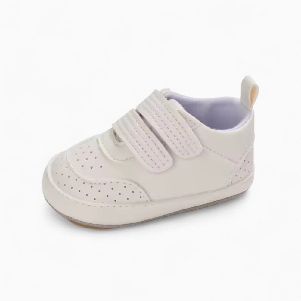 Mocassins À Fermeture Velcro Style Bateau Pour Bébé