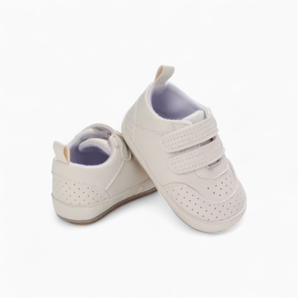 Mocassins À Fermeture Velcro Style Bateau Pour Bébé