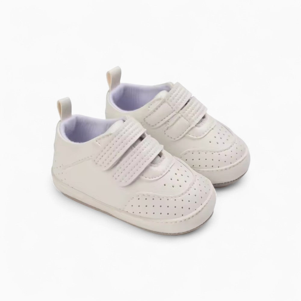 Mocassins À Fermeture Velcro Style Bateau Pour Bébé