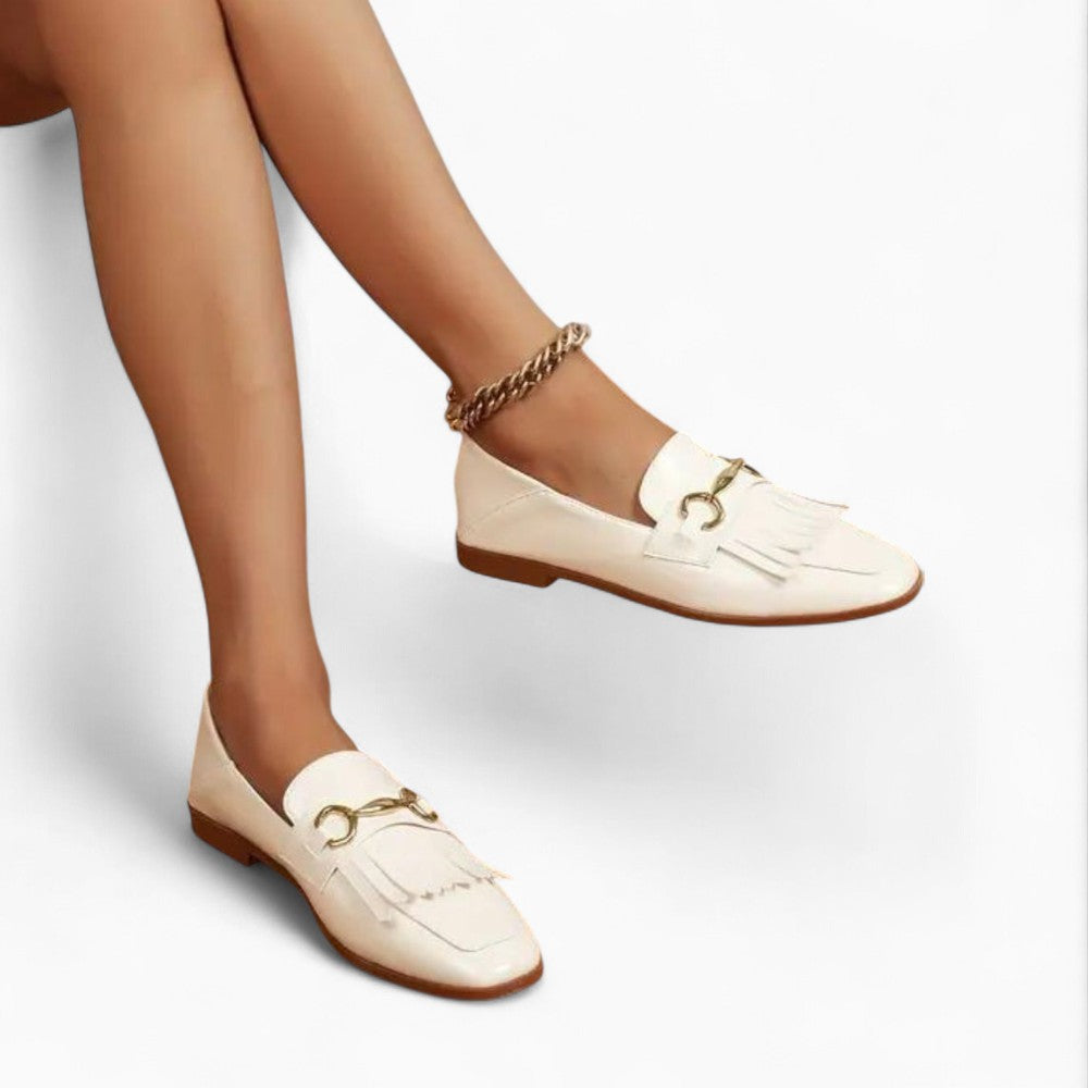 Mocassins À Frange Style Rétro Pour Femmes