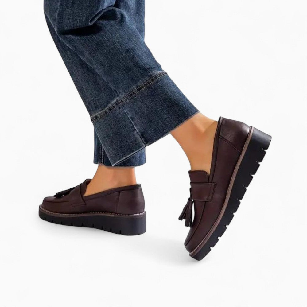 Mocassins À Enfiler À Glands Pour Femme