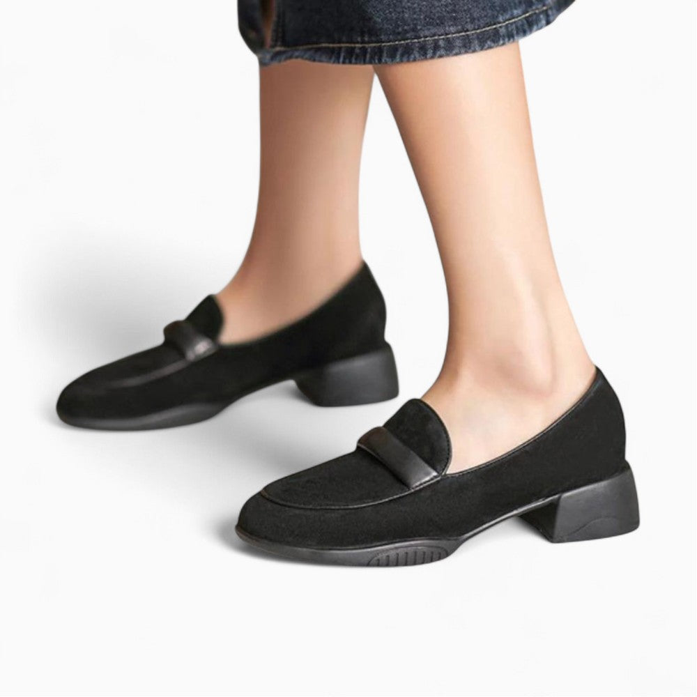 Mocassin En Daim Suédé Britannique Pour Femmes