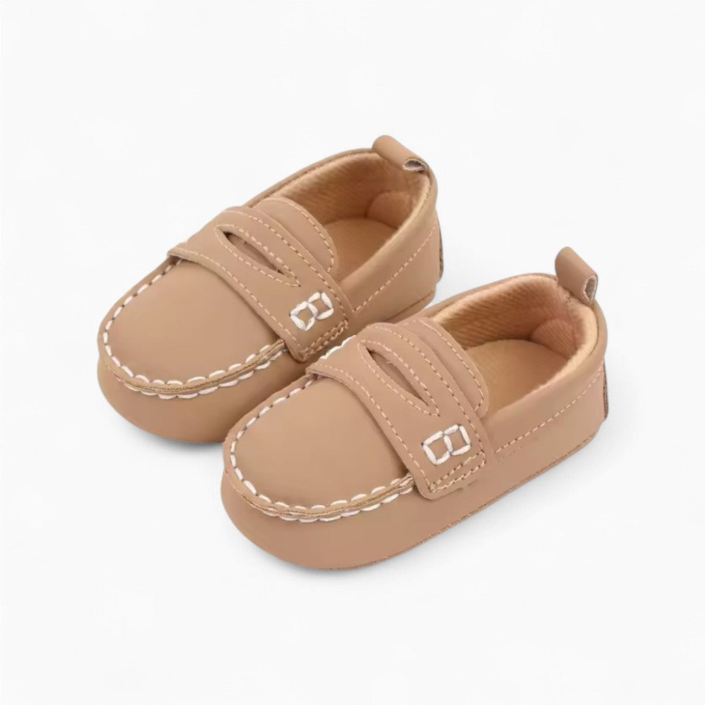 Mocassin Classiques En Cuir Pour Bébé Fille