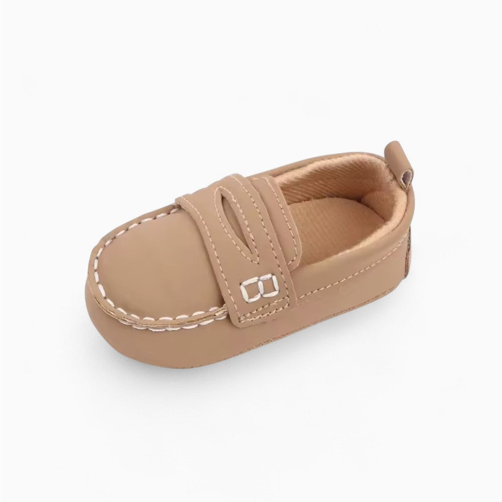 Mocassin Classiques En Cuir Pour Bébé Fille