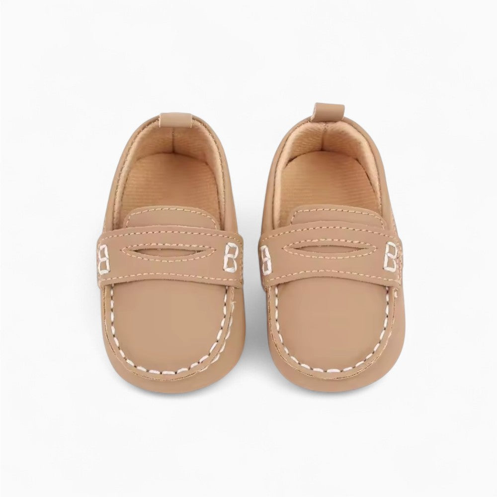Mocassin Classiques En Cuir Pour Bébé Fille