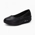 Mocassin Ballerine Vernis À Bout Rond