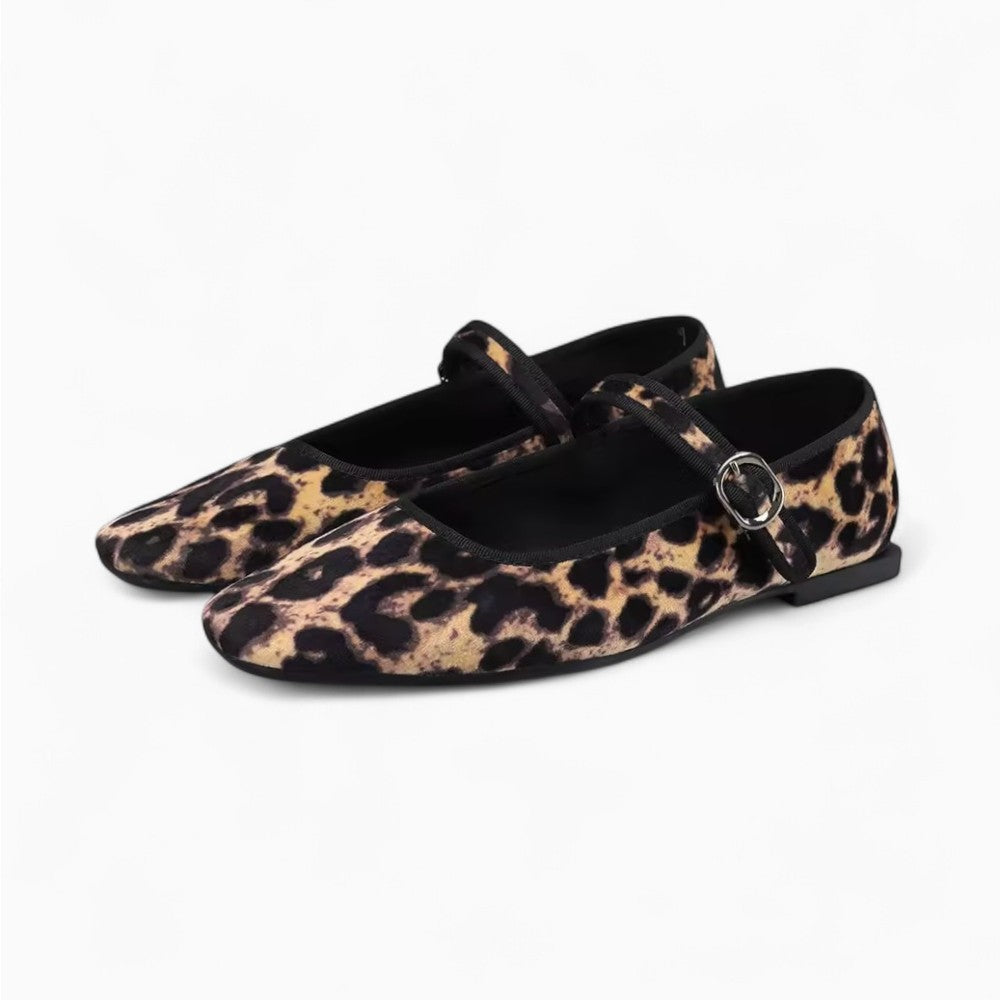 Mocassin Ballerine Léopard