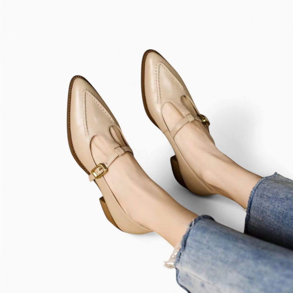 Mocassin Ballerine Décontracté À Bride
