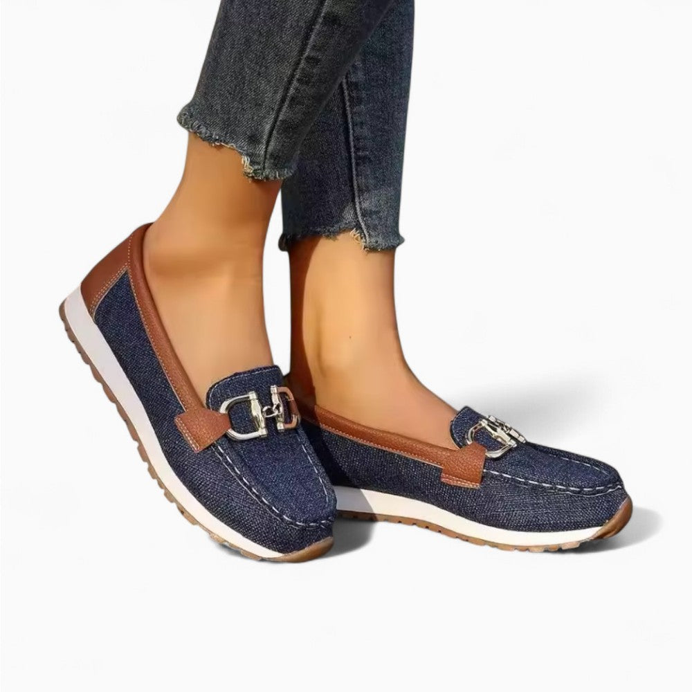 Mocassin Ballerine Avec Boucle Fine