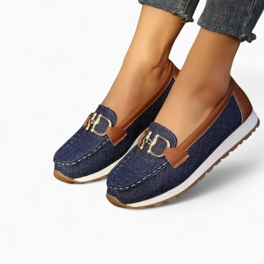 Mocassin Ballerine Avec Boucle Fine