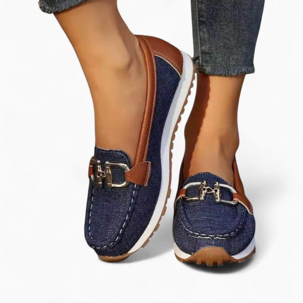 Mocassin Ballerine Avec Boucle Fine