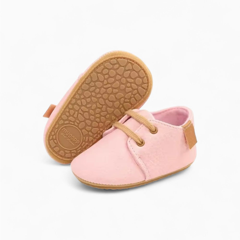 Mocassin Avec Nœud Et Semelle Souple Pour Bébé Fille