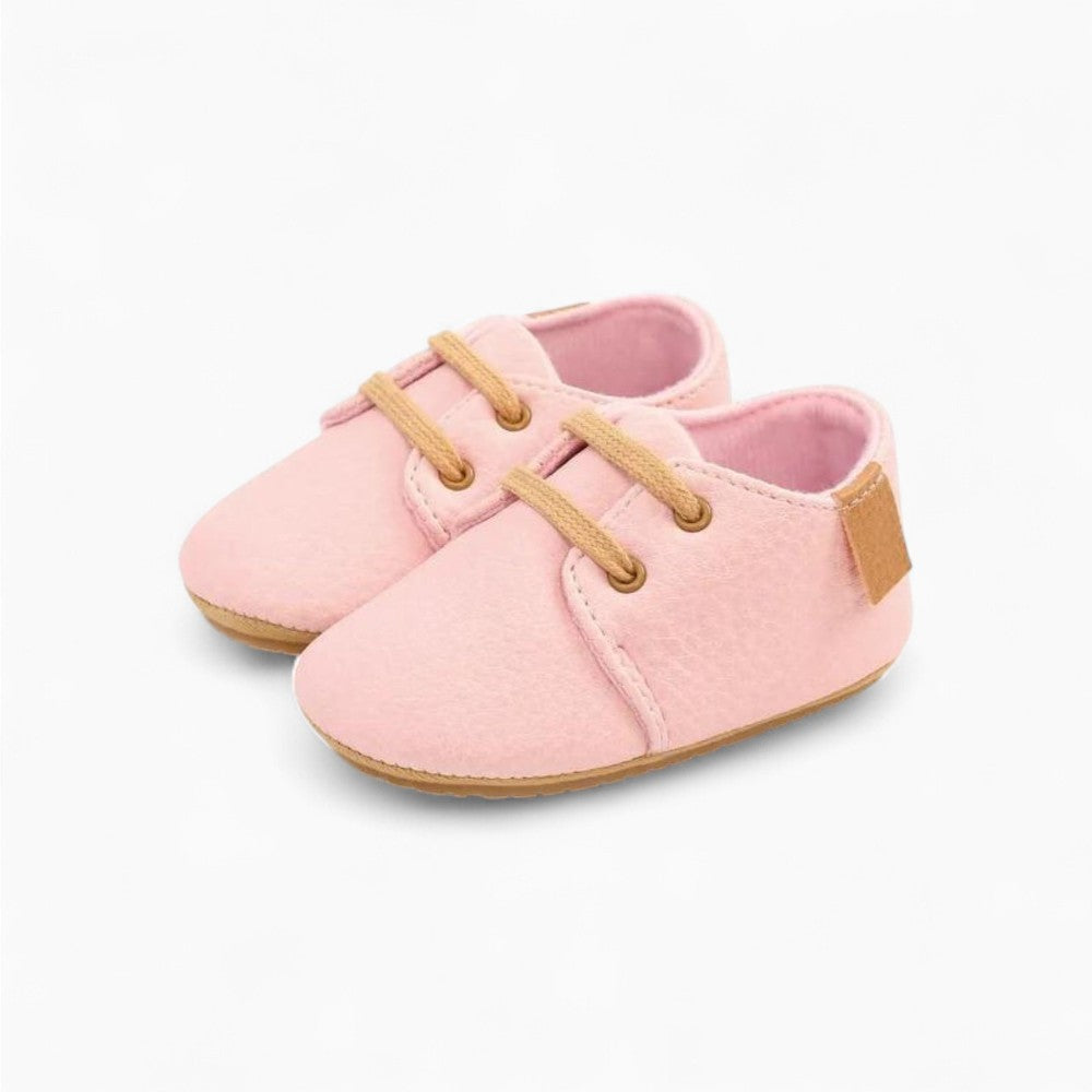 Mocassin Avec Nœud Et Semelle Souple Pour Bébé Fille