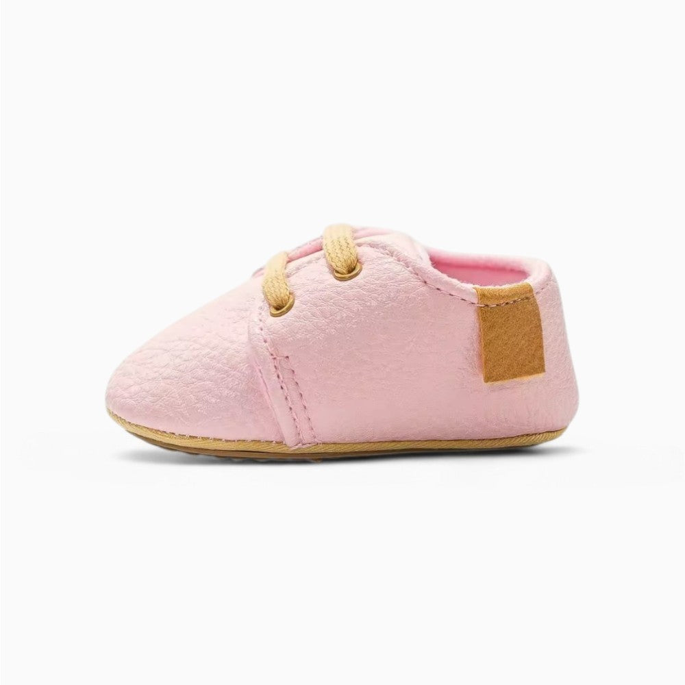 Mocassin Avec Nœud Et Semelle Souple Pour Bébé Fille