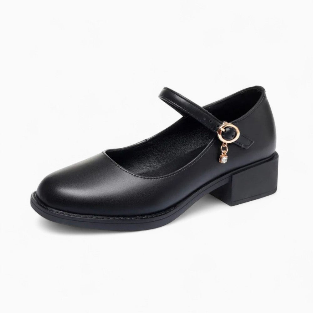 Mocassin À Talons Carrés Élégants