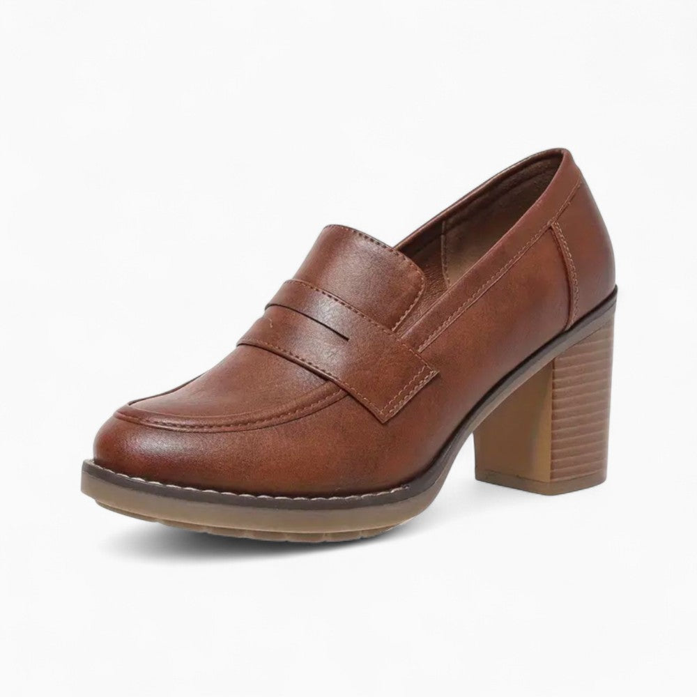 Mocassin À Talons 8cm Pour Femmes