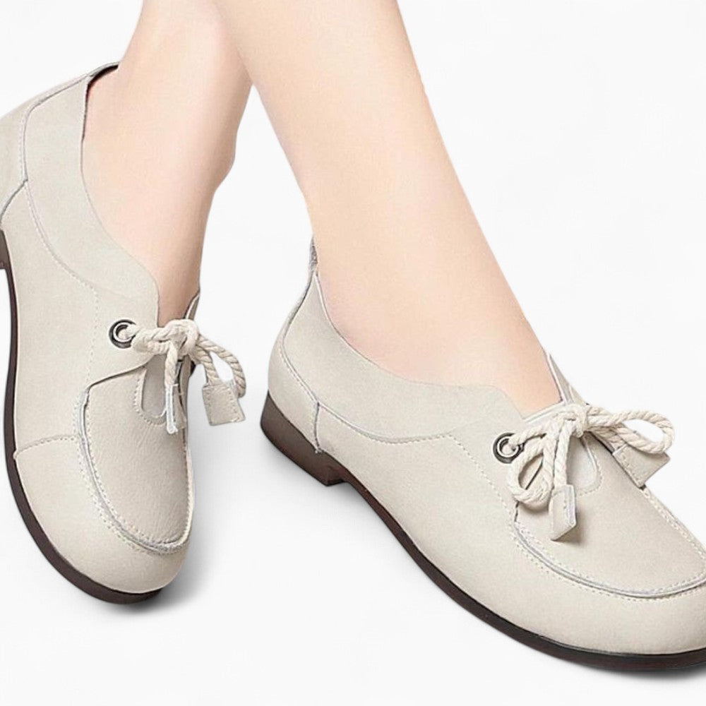 Mocassin À Lacets À Semelles Épaisses Pour Femme