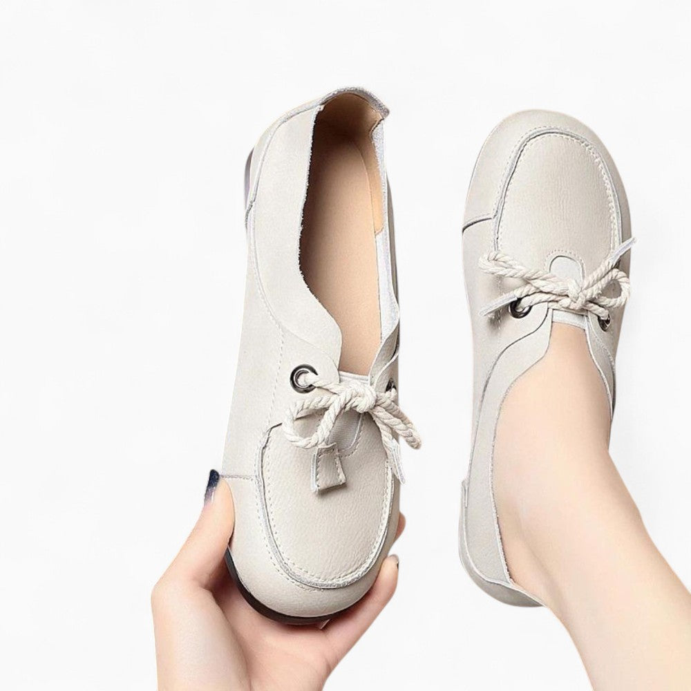 Mocassin À Lacets À Semelles Épaisses Pour Femme