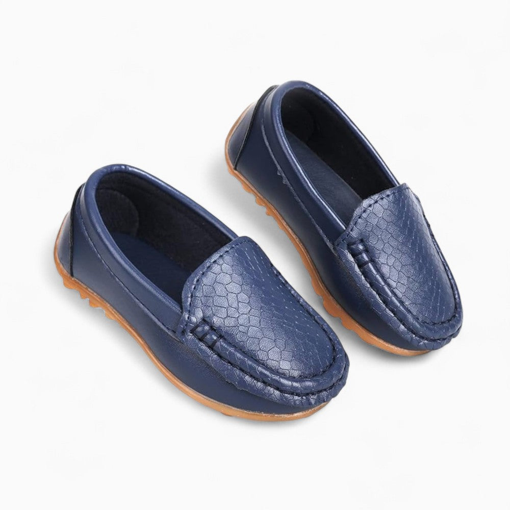 Mocassin À Enfiler En Cuir Souple Pour Enfant