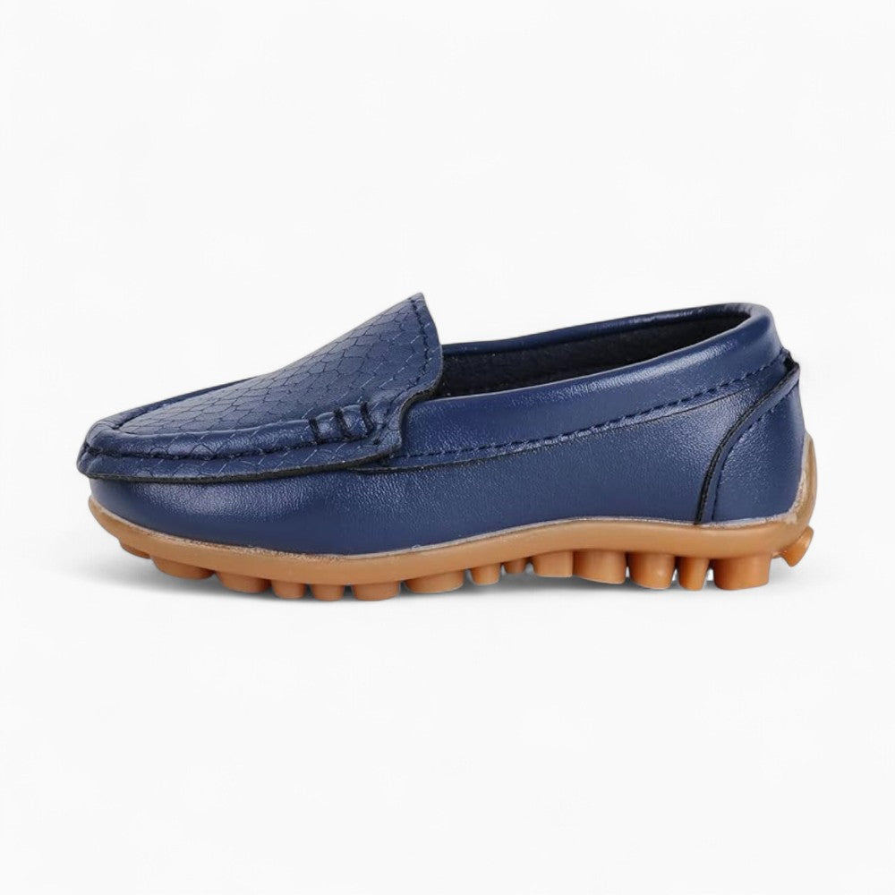 Mocassin À Enfiler En Cuir Souple Pour Enfant