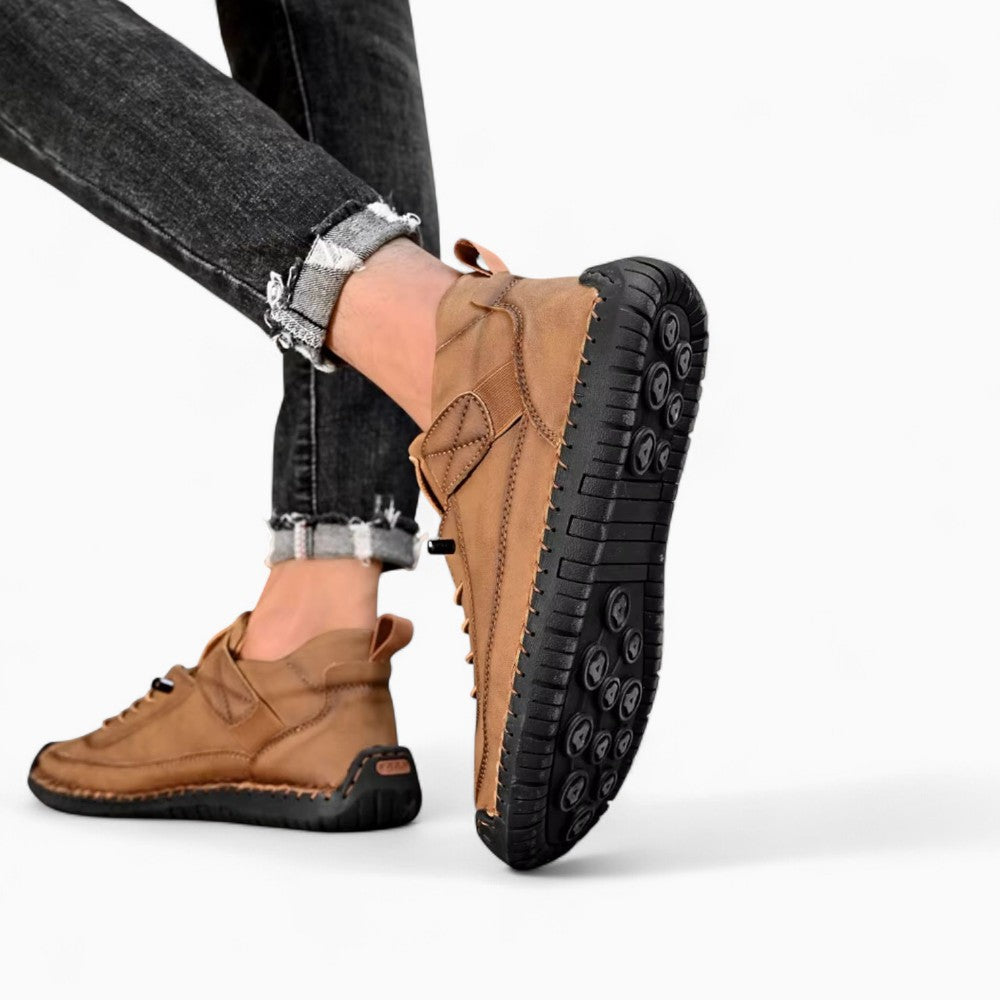 Chaussures En Cuir Décontractées Pour Hommes