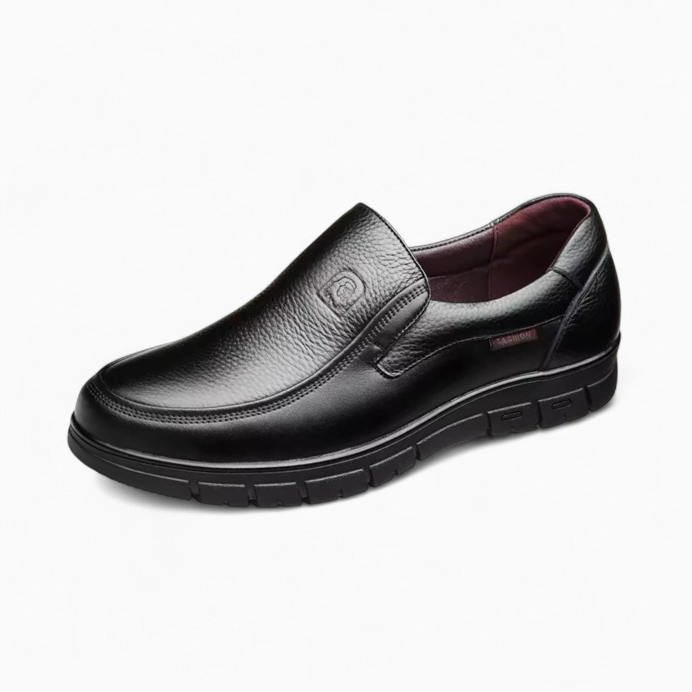 Mocassins Orthopédiques En Cuir De Vache Souple Pour Homme