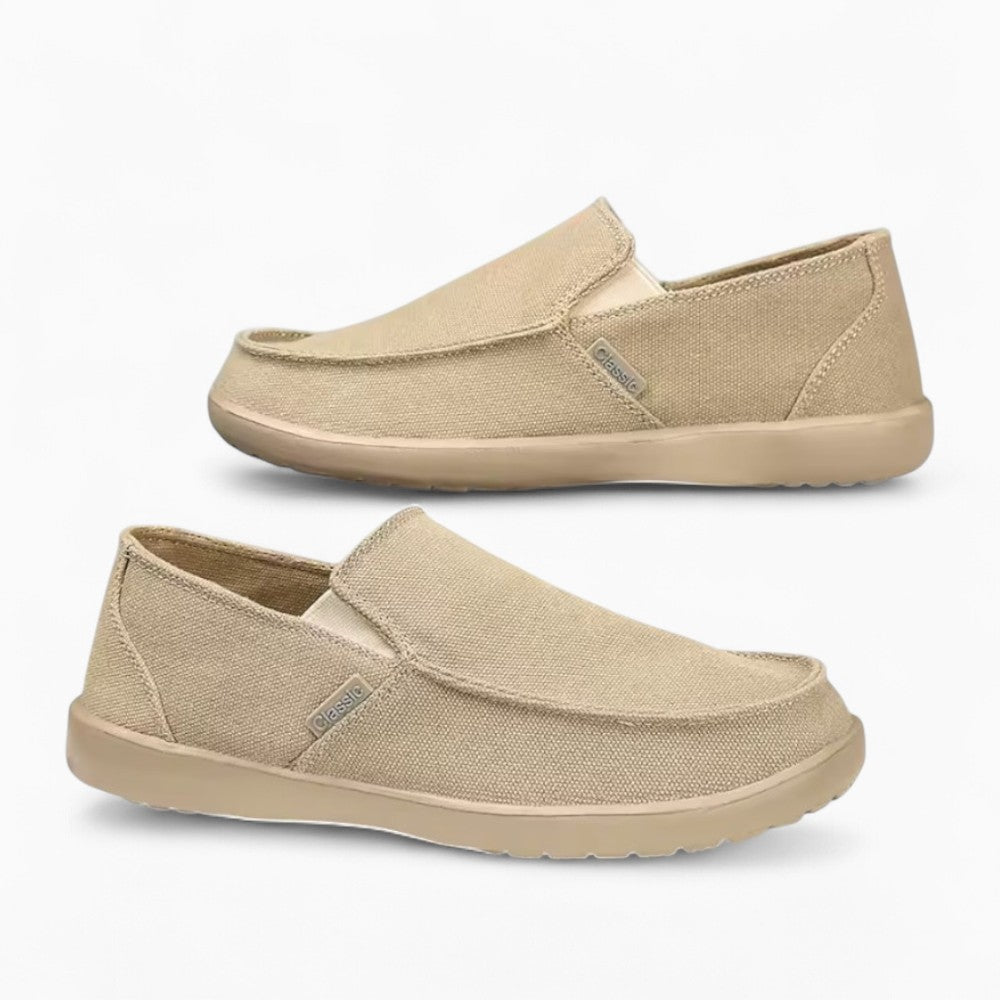 Mocassins Orthopédiques En Toile À Semelles Souples Pour Homme
