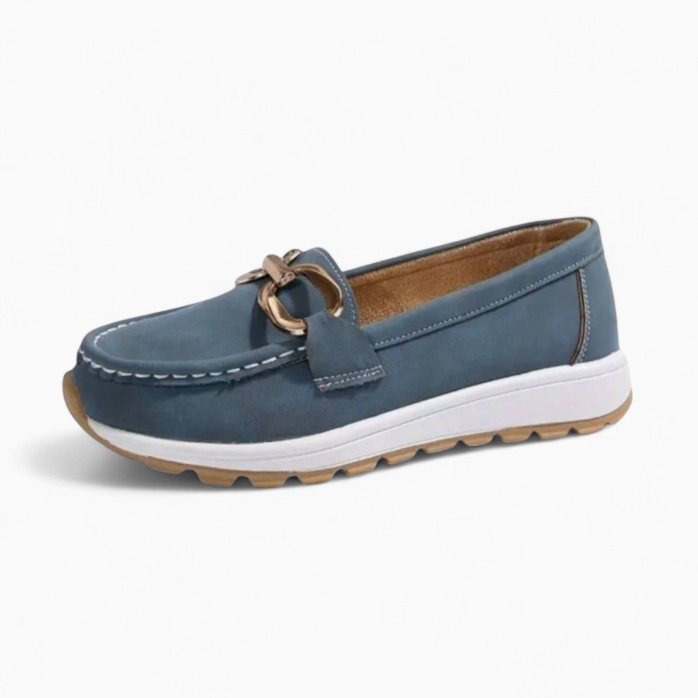 Mocassins Orthopédiques En Daim Compensés